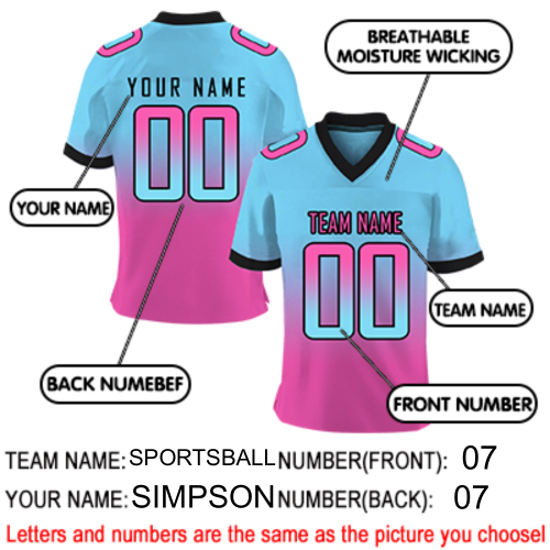 Custom Football Jerseys with Team Name Number, Design Football Uniforms for Men Women/Kids/Youth