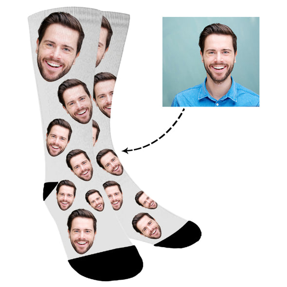 Custom Photo Head Face Socks - amlion