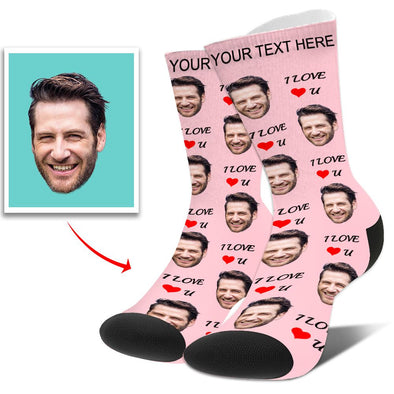 Custom Face Photo Socks Personalized Funny Socks With Photo Unisex