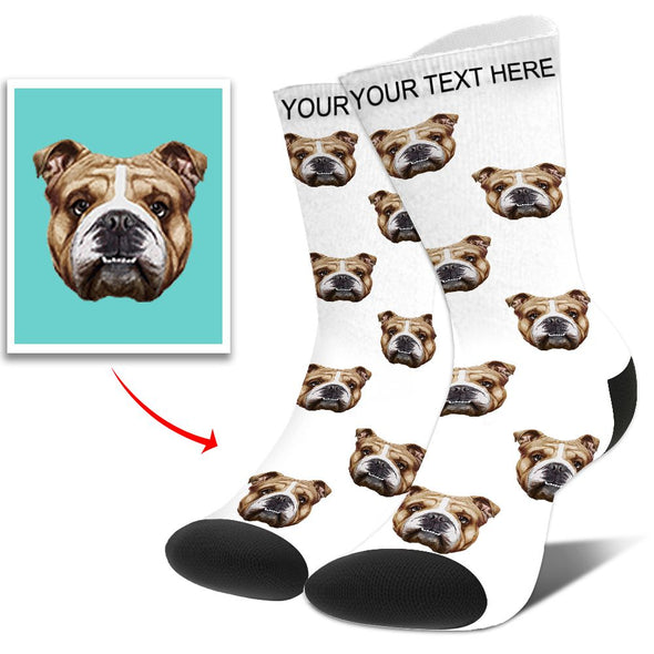 Photo Socks Personalized  Funny Socks With Photo,Custom Face Socks for Men and Women