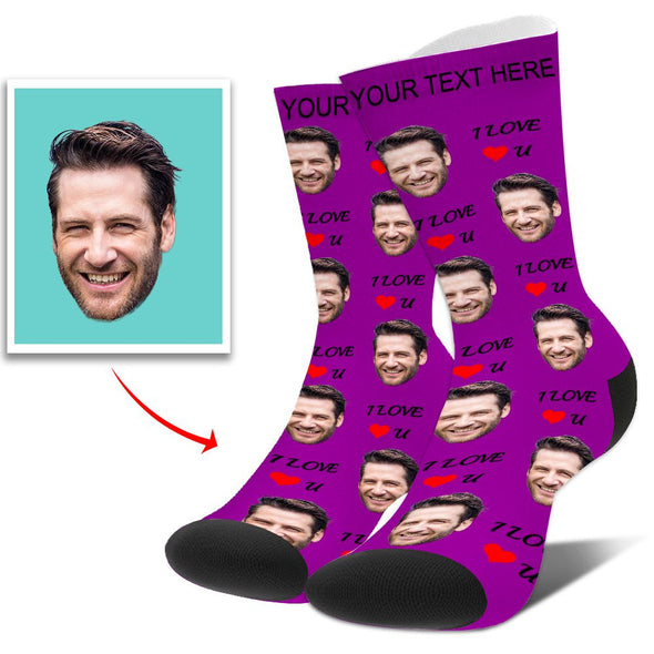 Custom Face Photo Socks Personalized Funny Socks With Photo Unisex