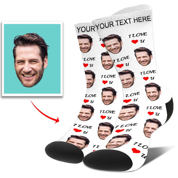 Custom Face Socks,Put Your Photo into Socks for Men and Women