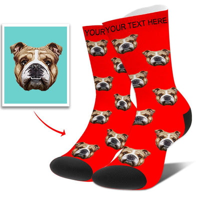Photo Socks Personalized Funny Socks With Photo,Custom Face Socks Unisex