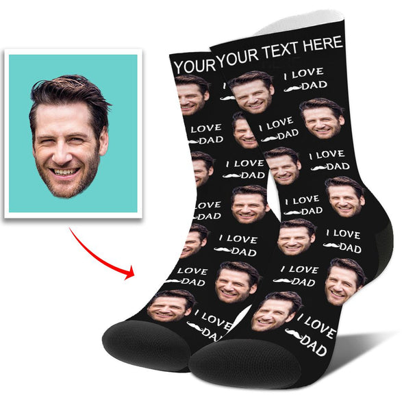 Photo Socks Personalized Funny Socks With Photo,Custom Face Socks,Put Your Photo into Socks for Men and Women