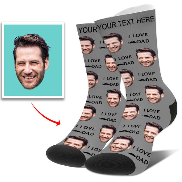 Custom Face Socks Personalized  with Photo for Men and Women
