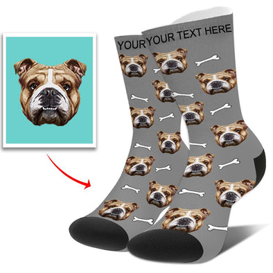 Photo Socks Personalized Funny Socks With Photo,Custom Face Socks Unisex