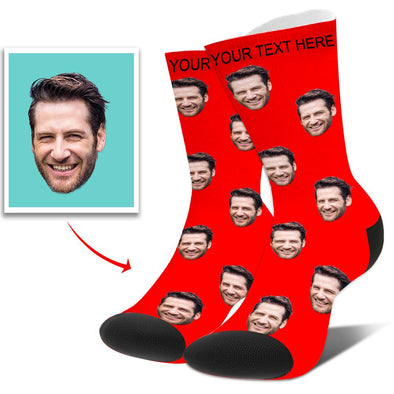 Photo Socks Custom Funny Socks  for Men Women