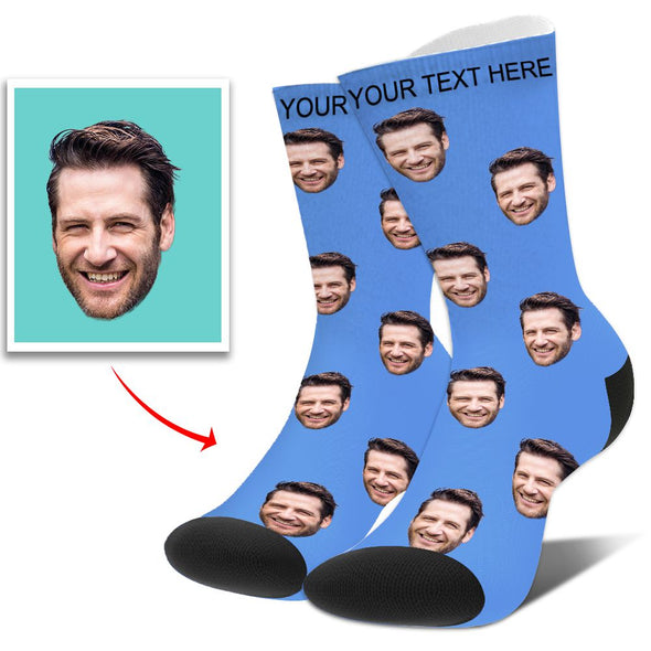 Custom Photo Socks Personalized Face Socks With Photo Unisex
