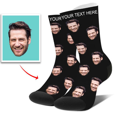 Face Photo Socks Personalized Funny Socks With Photo Unisex