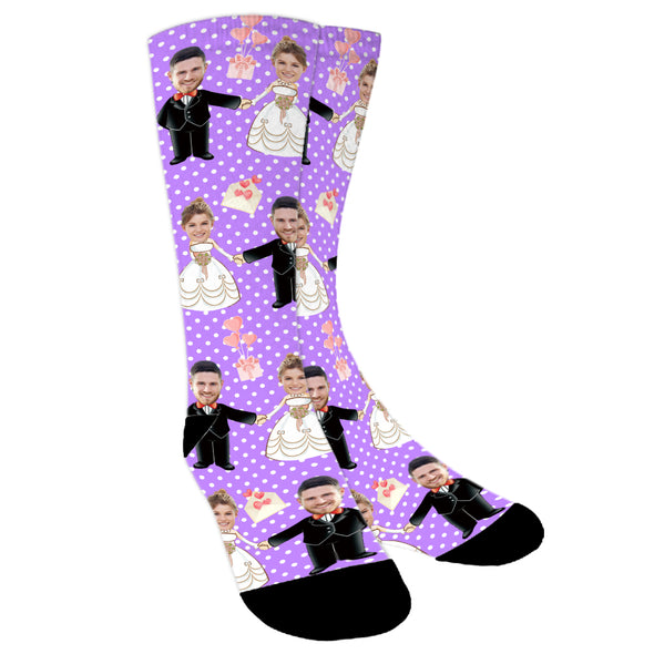 Custom Photo Love Socks for Men Women Unisex - amlion