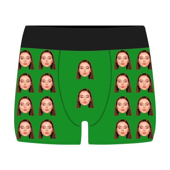 Personalized Photo Add Face To  Men's Boxers Briefs - amlion