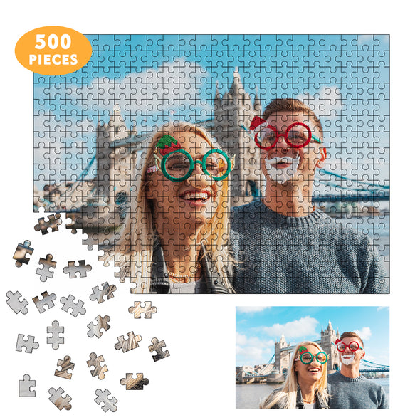 (300-1000) Piece Custom Puzzles Jigsaw from Photos  for Adults Teen Kid, Personalized Puzzle