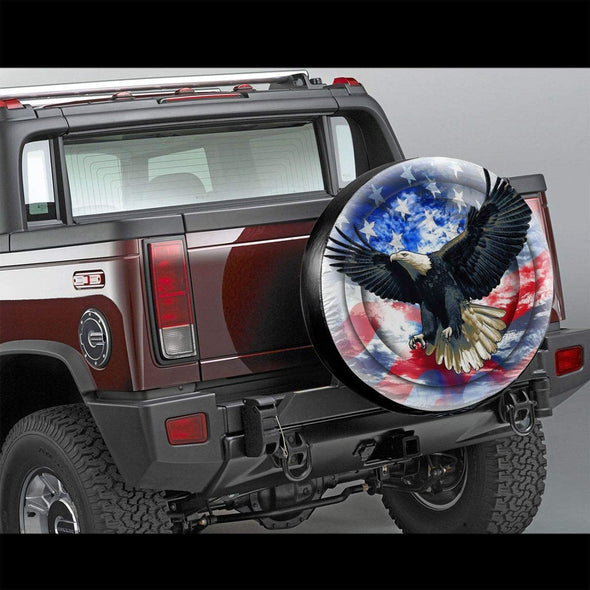 Custom Spare Tire Cover for Jeep Trailer RV SUV Truck, Personalized Tire Cover with Photo Text
