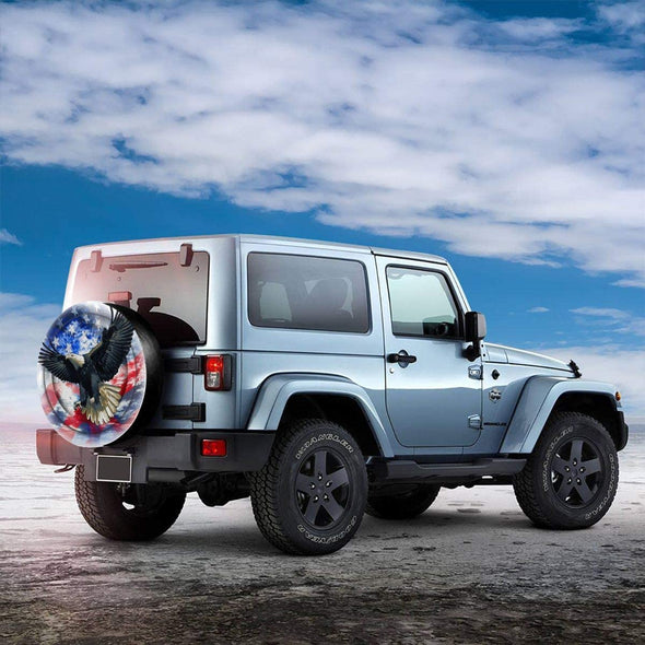 Custom Spare Tire Cover for Jeep Trailer RV SUV Truck