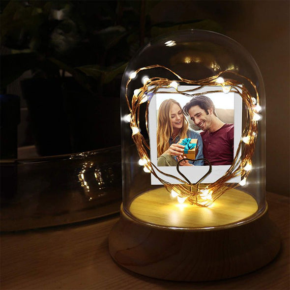 Personalized Photo Night Light, Firefly with Heart LED String Light Gifts for Christmas,Valentine's Day,Mothers Day