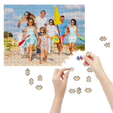 (300-1000) Piece Custom Jigsaw Puzzles for Adults Kid,Personalized Photo Puzzles