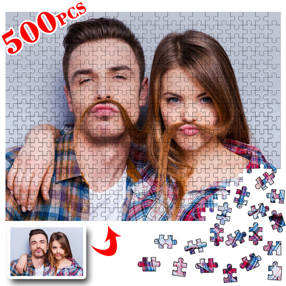 (300-1000) Piece Custom Jigsaw Puzzles for Adults Kid,Personalized Photo Puzzles