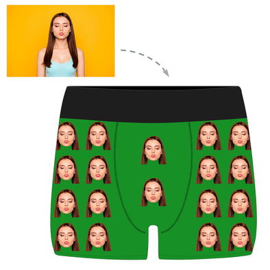 Personalized Photo Add Face To  Men's Boxers Briefs - amlion