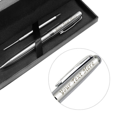 Amlion  Personalized Pens, Custom Engraved Pen Case for Men, Twist Action 0.7 Ballpoint Pens, Graduation Pen Set-Personalized Gifts - amlion