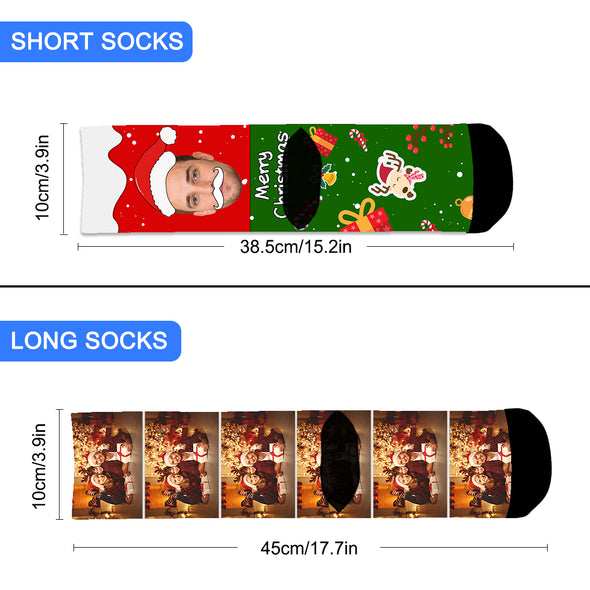 Personalized  Christmas Socks with Photo - amlion