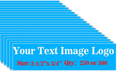 500PCS Custom Personalized Stickers Labels Logo Text Image Tag for Business