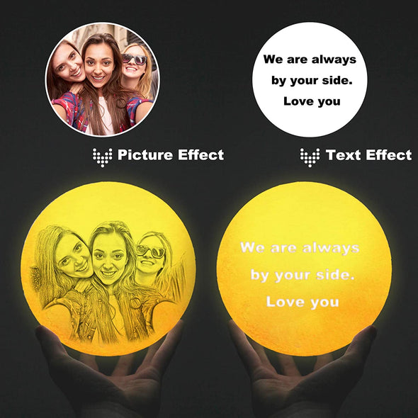 Personalized Mothers Gifts With 3D Moon Lights - amlion