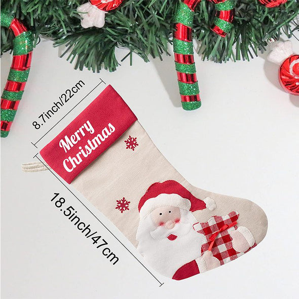 Personalized Christmas Stockings set of 2,3,4,5,6, Custom Christmas Stockings with Name for Family Friend