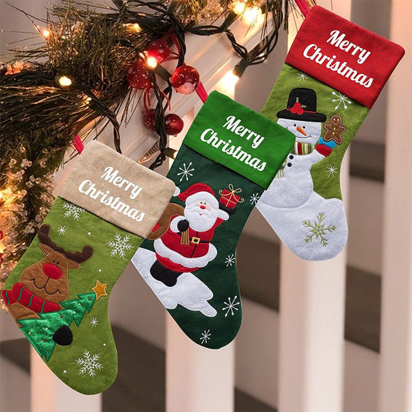 Christmas Stockings Personalized, Custom Christmas Stockings with Name for Family Friend
