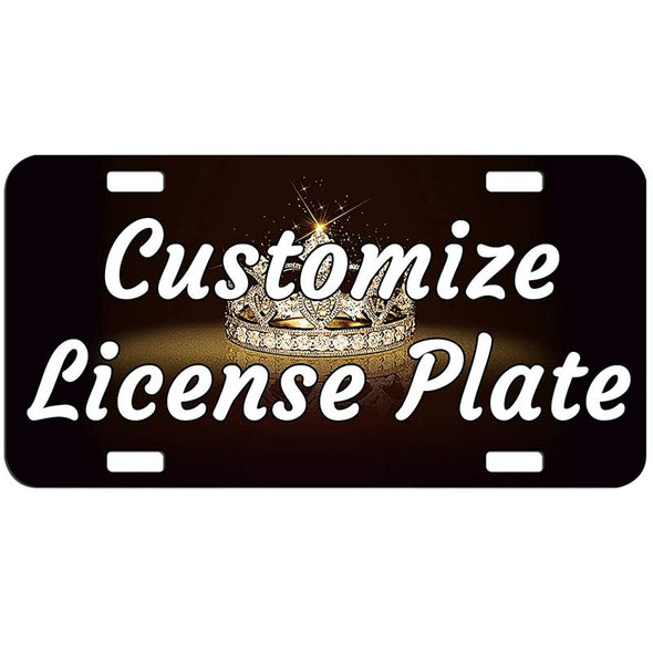 Custom License Plate for Car/Motorcycle, Personalized Aluminum Metal License Plates with Photo/Text