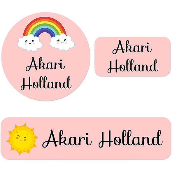 105 Pcs Personalized Labels for Kids School Supplies, Custom Name Stickers for Kids