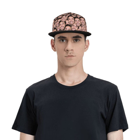 Custom Snapback Hat with Face, Custom Baseball Cap for Men, Women