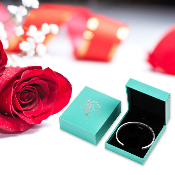 Engraved Inspirational Bracelets Personalized for Women, Custom Cuff Bangle Bracelet Customized Gift,Silver - amlion