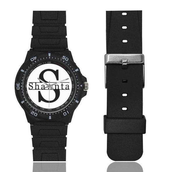 Fathers Day Gifts Custom Name Watch, Personalized Text Plastic Watches for Men, Dad