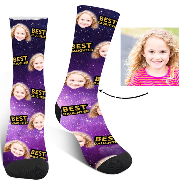 Custom Photo "Best“Printed Socks For Men And Women - amlion