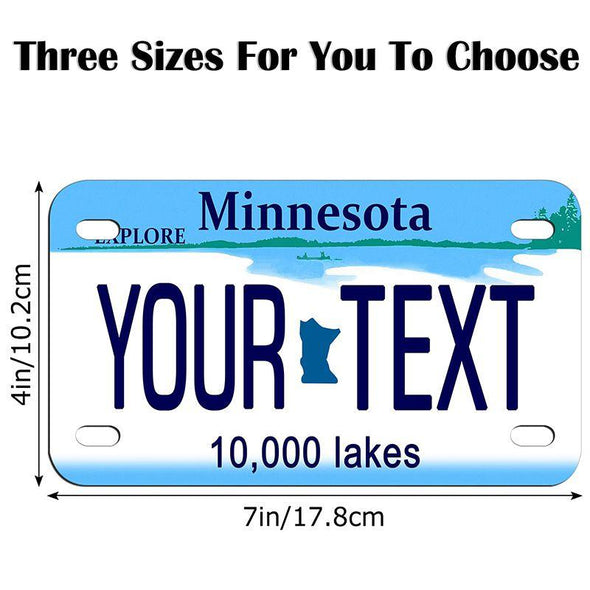 Custom License Plate for Car/Motorcycle, Personalized License Plates with Photo/Text for Golf Cart