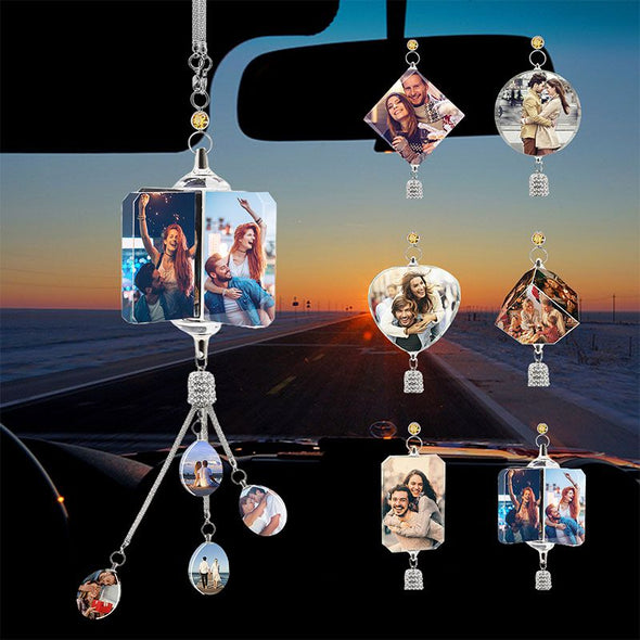 Custom Car Interior Ornament, Customized Pendant Hanging Picture Frame for Car-Windmill