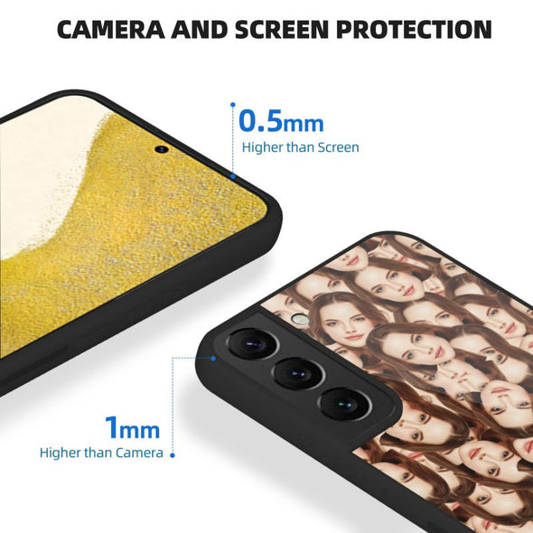 Custom Samsung Galaxy S22/S22Plus Case with Photo, Personalized Face Samsung Galaxy S22/S22Plus Glass Phone Case