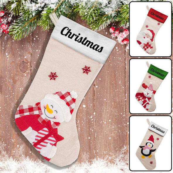 Personalized Christmas Stockings, Custom Christmas Stockings with Name for Family Friend