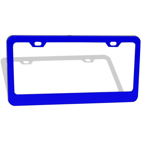 Custom Personalized License Plate Frame,Customized Design Metal Car License Plate Frame with Text,12"x6",Blue