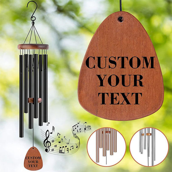 Custom Memorial Wind Chimes, Personalized Wind Chimes for Loss of Loved One