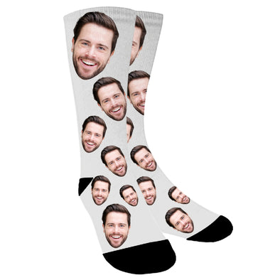 Custom Photo Head Face Socks - amlion