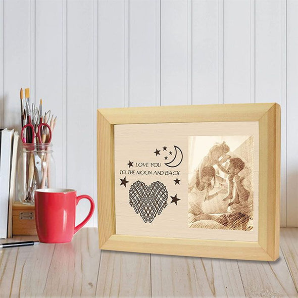 Engraved Picture Frames, Personalized Picture Frames for Mother’s & Father's Day, Christmas Gift