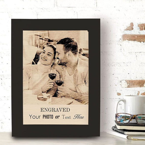 Engraved Picture Frames, Personalized Picture Frames for Mother’s & Father's Day, Christmas Gift