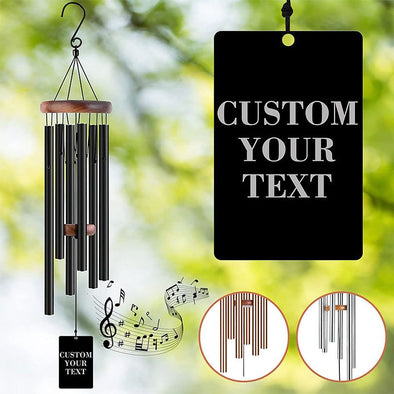 Personalized Wind Chimes Engraved, Custom Wind Chimes for Loss of Loved One