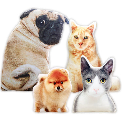 Custom Personalized Dog Cat Pet Pillow with Picture Photo Gifts for Fathers Day