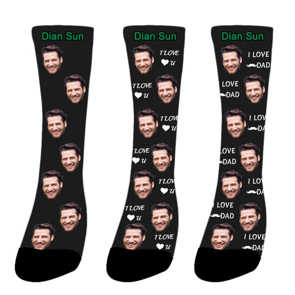 Photo Socks Personalized Funny Socks With Photo,Custom Face Socks Unisex - amlion