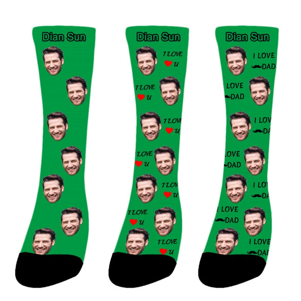 Personalized Photo Face Socks Custom Face Socks for Men and Women - amlion