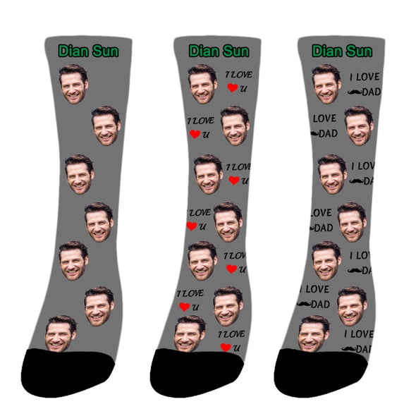 Photo Socks Personalized Funny Face Socks With Photo - amlion
