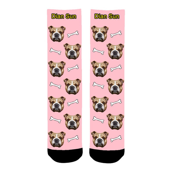 Photo Socks Personalized Face Funny Socks With Photo,Custom Face Socks for Men and Women - amlion