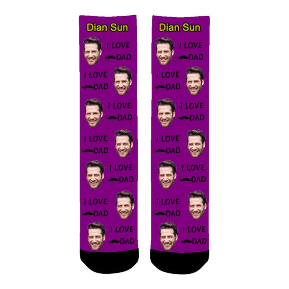 Custom Photo Socks Personalized Funny Face Socks With Photo,Put Your Photo into Socks for Men and Women - amlion